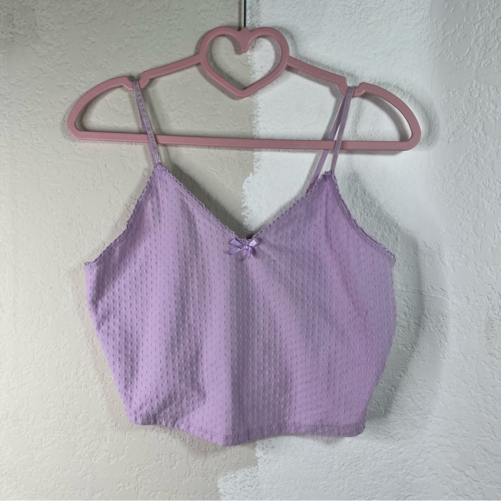 Bozzolo Purple Pajama Crop Top